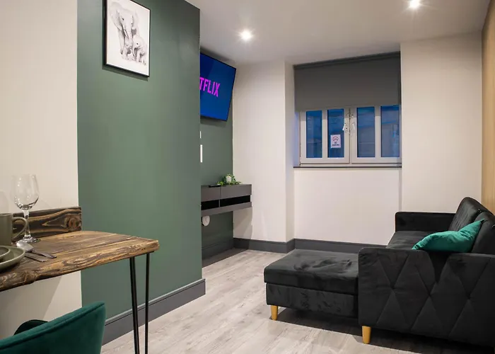 公寓 Centre With Super King Bed Fully Equipped Perfect For Long